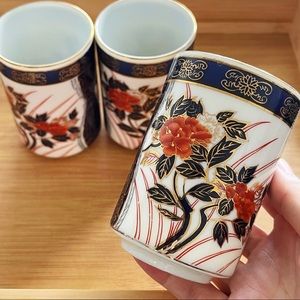 ✨Beautiful Vintage Floral Gold Trim Teacups bundle